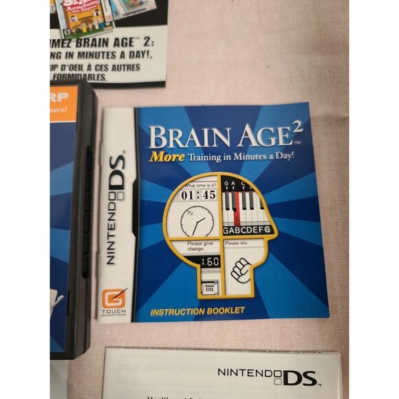 Nintendo DS | Brain Age 2: More Training In Minutes A Day Complete W/Manual - Picture 5 of 11